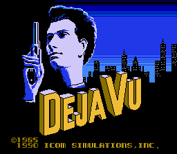 Déjà Vu title screenshot